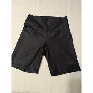 Aerie Bike Shorts Womens Size Medium Black Stretch Chill Play Move